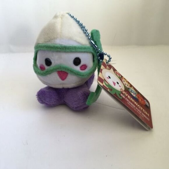 Blizzard Overwatch Mini Pachimari Plush Backpack Hangers Keychain Snorkelmari - Picture 4 of 4